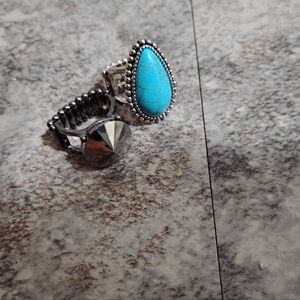 Two Beautiful Stretch Rings One Size Fits All